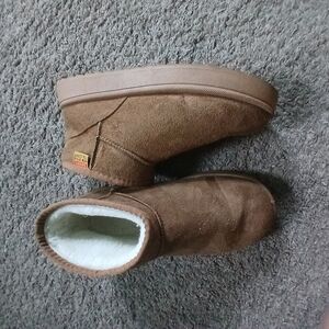 Cozy Brown Kids Boots
